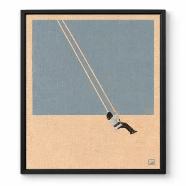 Girl on Swing